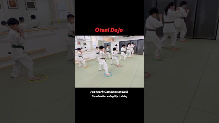 Hoop Footwork Combination Drill フープ　フットワーク #大谷道場 #空手 #fullcontactkarate #karate #agility #shorts