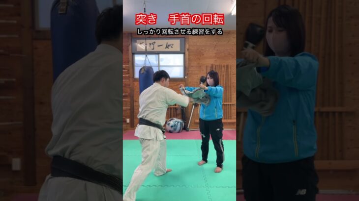 【武道・武術】突きは手首を回転させるっていうけど意味あるのか！？　解説！！　#aikido ＃karate #martial #武道 ＃#空手＃合気道＃筋トレ#selfdefens